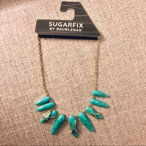 BaubleBar Jewelry - NWT Sugarfix Turquoise Statement Necklace BaubleBar Jewelry - NWT Sugarfix Turquoise Statement Necklace